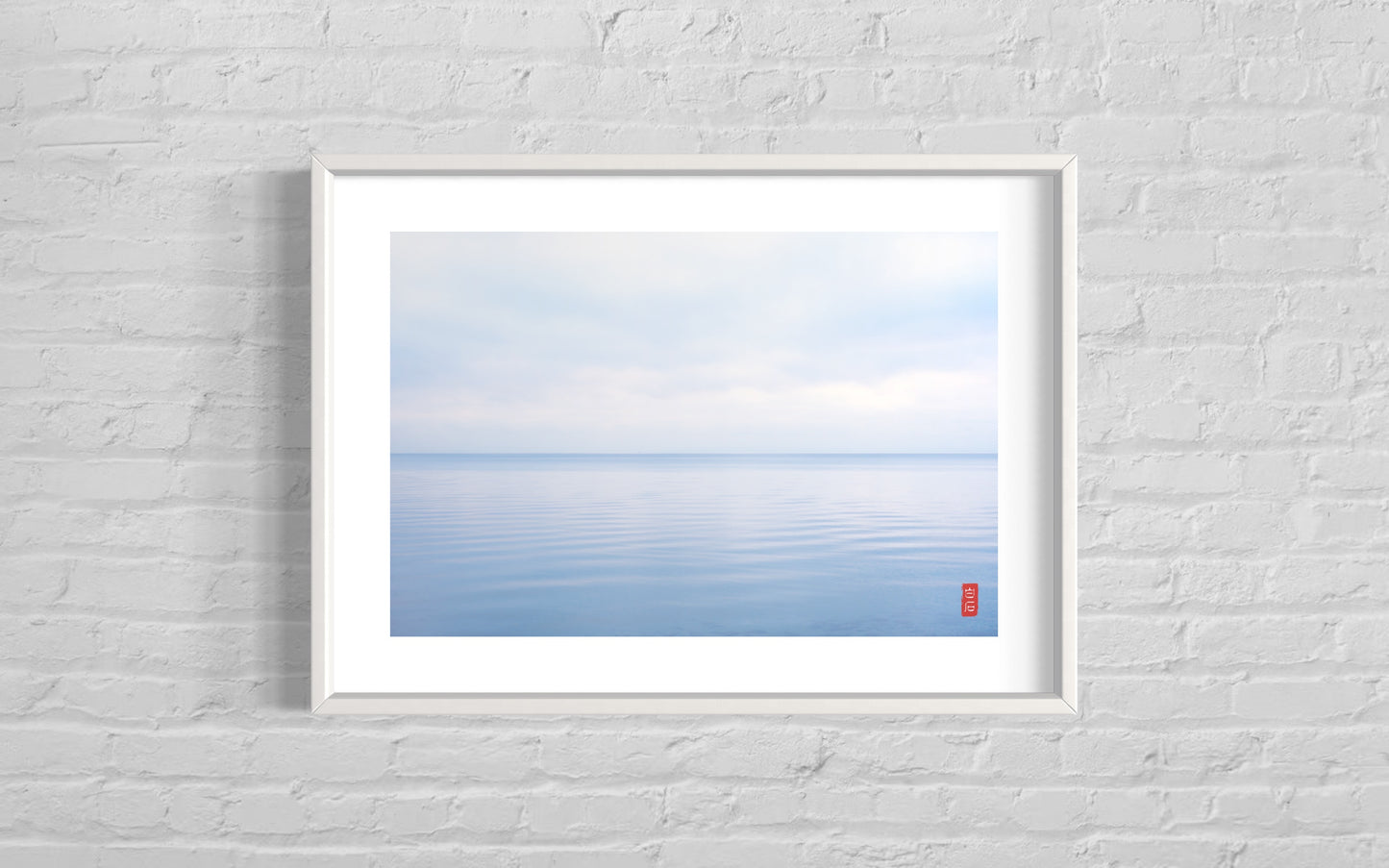 Stillness: 18*27 photo with white frame