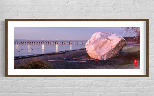 Sunrise Panorama: 18*54 with solid wood frame